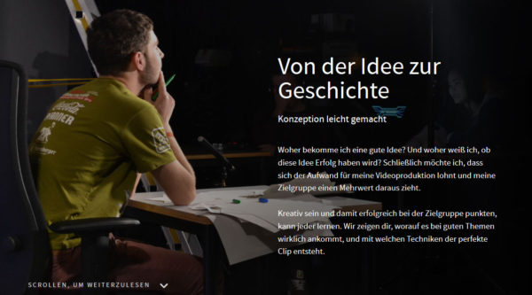 Multimedia-Reportage Ideenfindung und Konzeption