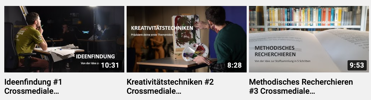 Tutorials Crossmediale Medienproduktion