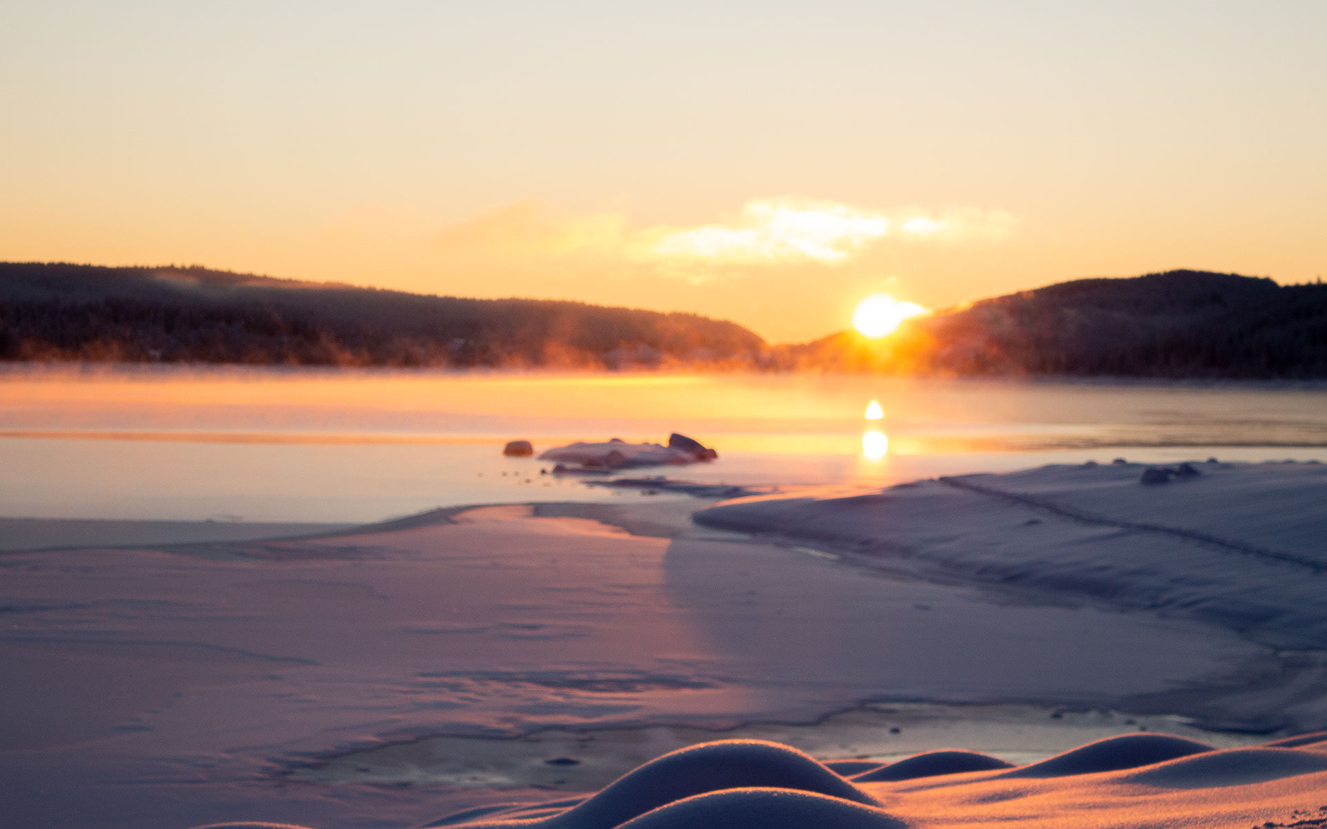 Sonnenaufgang am Schluchsee